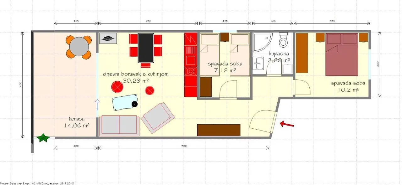 Apartment In Selce 13937